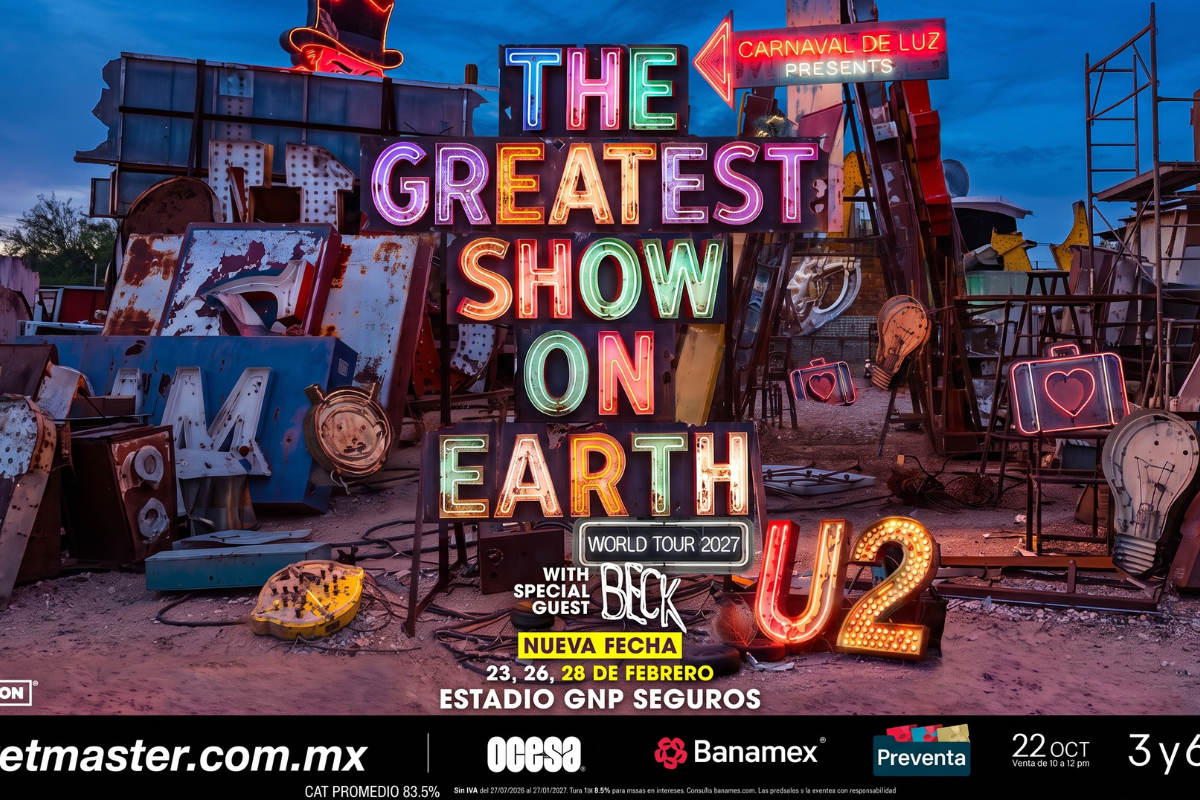 ¡Uno más! U2 anuncia tercera fecha en CDMX te decimos cuándo es la preventa de boletos