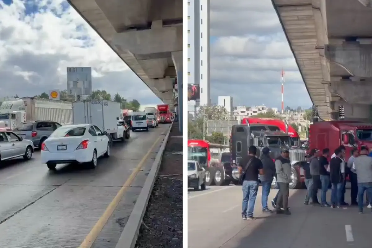 Hay bloqueos de transportistas hoy en Puebla en estos puntos