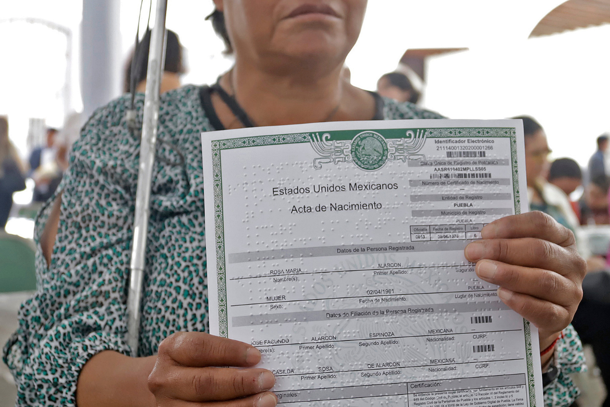 Corrección de acta de nacimiento en Puebla requisitos, pasos y costo 