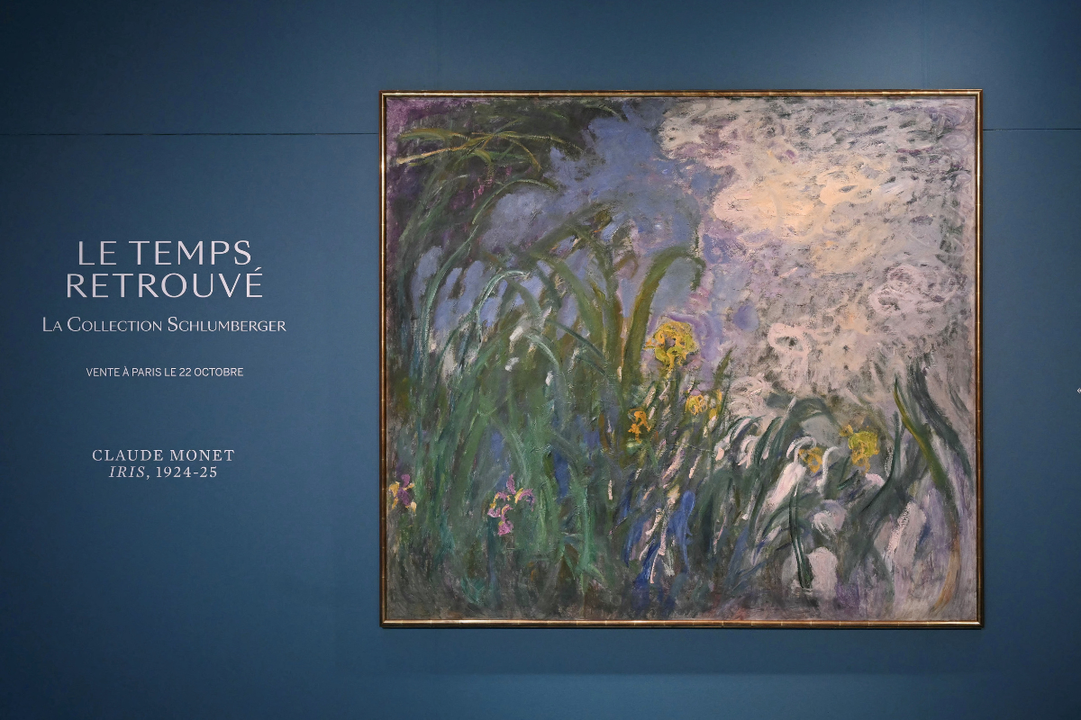 Monet rompe récord en Francia su cuadro “Iris” se vende por 50 millones de euros