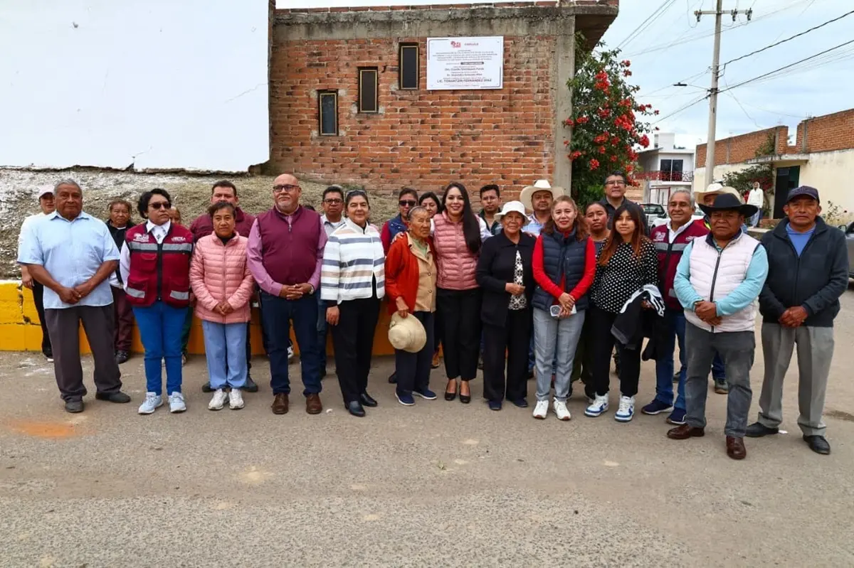 Prioriza Tonantzin Fernández obras con sentido social en San Pedro Cholula