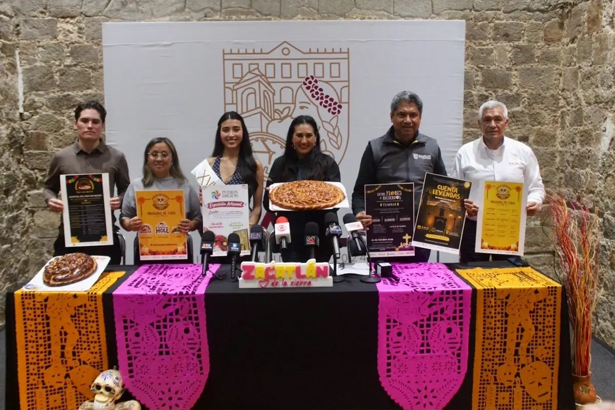 Zacatlán presenta actividades de la Feria de los Muertos para impulsar el turismo y las tradiciones