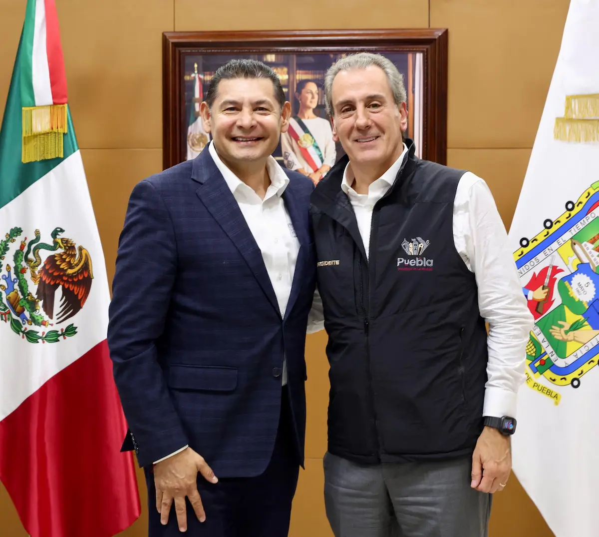 Armenta acordó con 18 alcaldes paquete de obras para Puebla