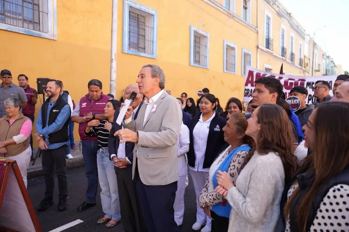 Entrega Pepe Chedraui vialidades renovadas en el Barrio de Analco