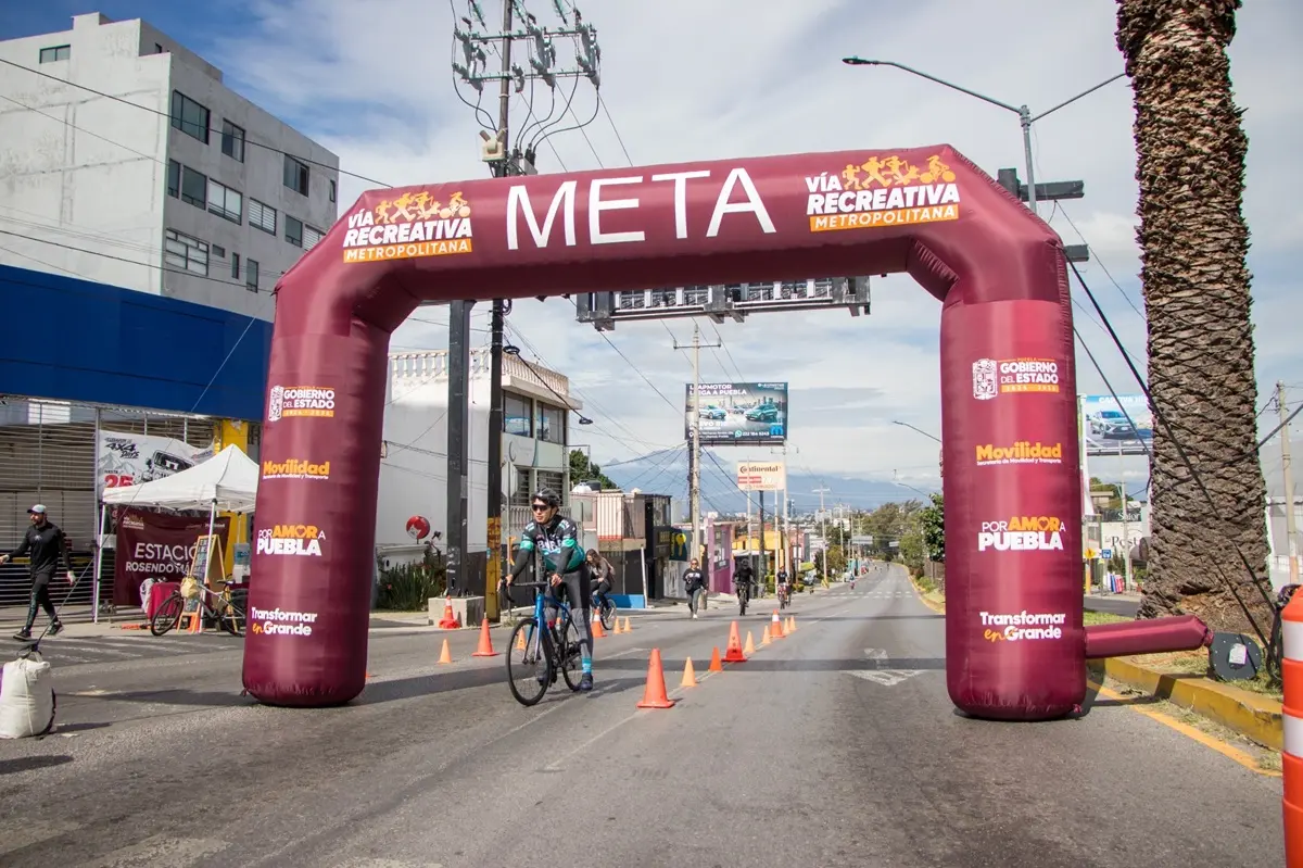 Rompe gobierno estatal récord histórico de asistencia en la Vía Recreativa Metropolitana