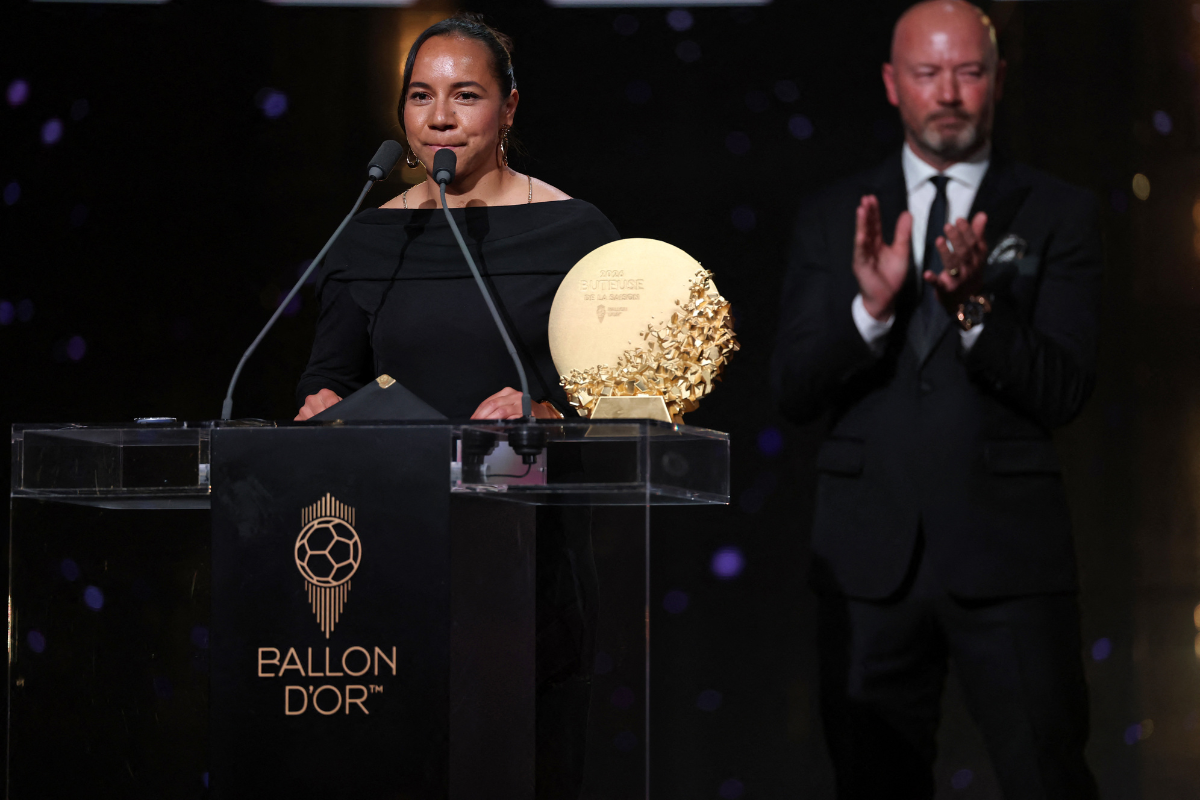 Charlyn Corral gana el Balón de Oro 2026 como la mejor delantera del mundo