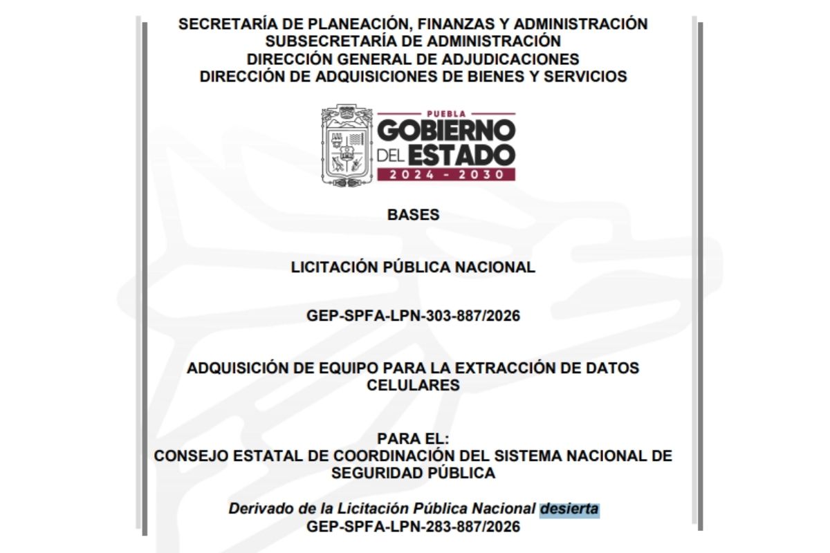 software Cellebrite en Puebla