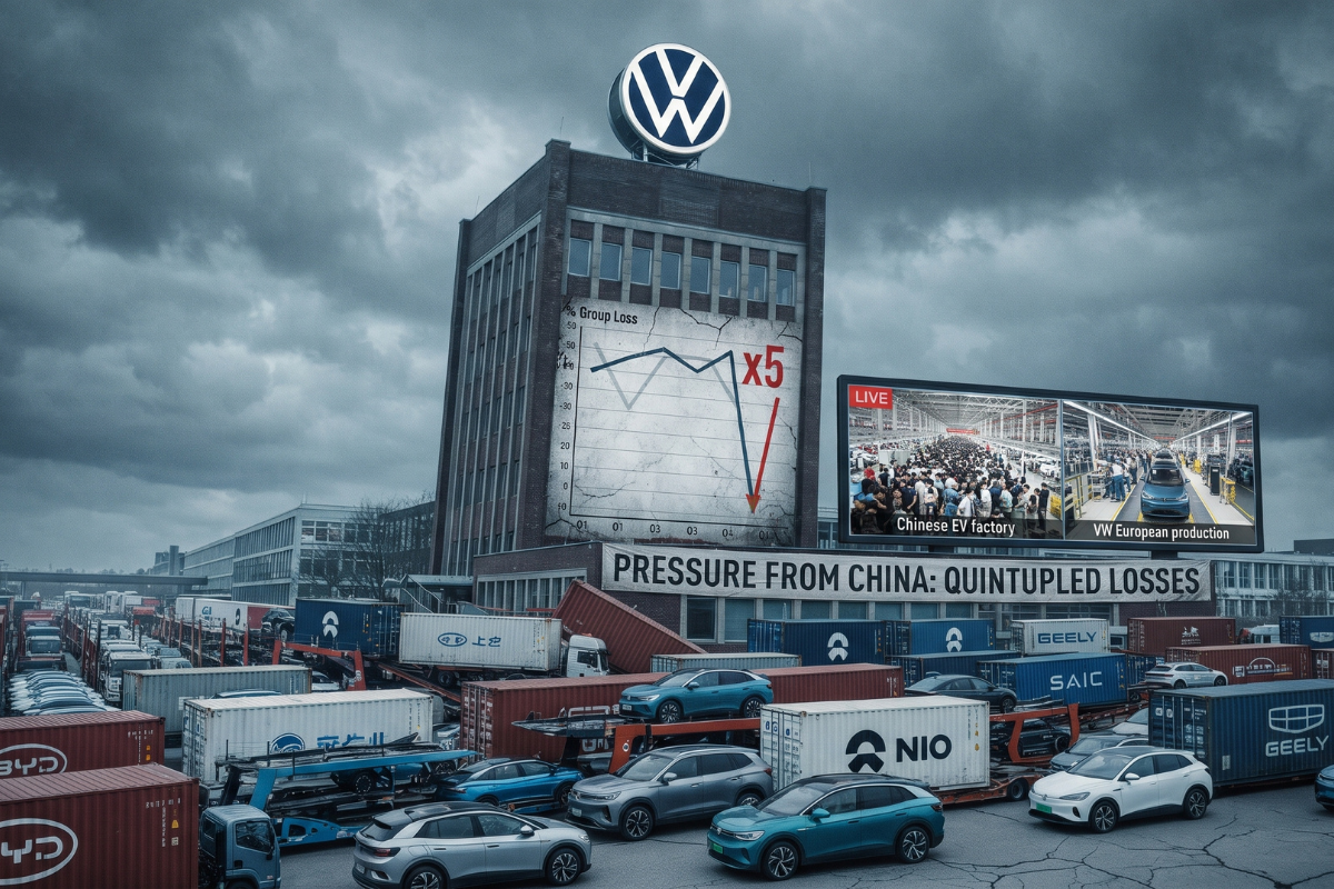 Volkswagen se hunde: quintuplica sus pérdidas por la presión china