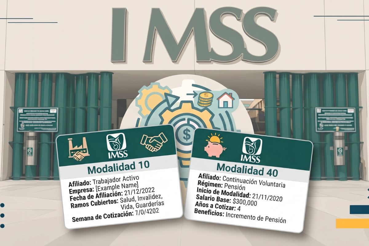 Modalidad 10 y 40 del IMSS: conoce los requisitos, diferencias, costos y prestaciones 3 Modalidad 10 y 40 del IMSS: conoce los requisitos, diferencias, costos y prestaciones