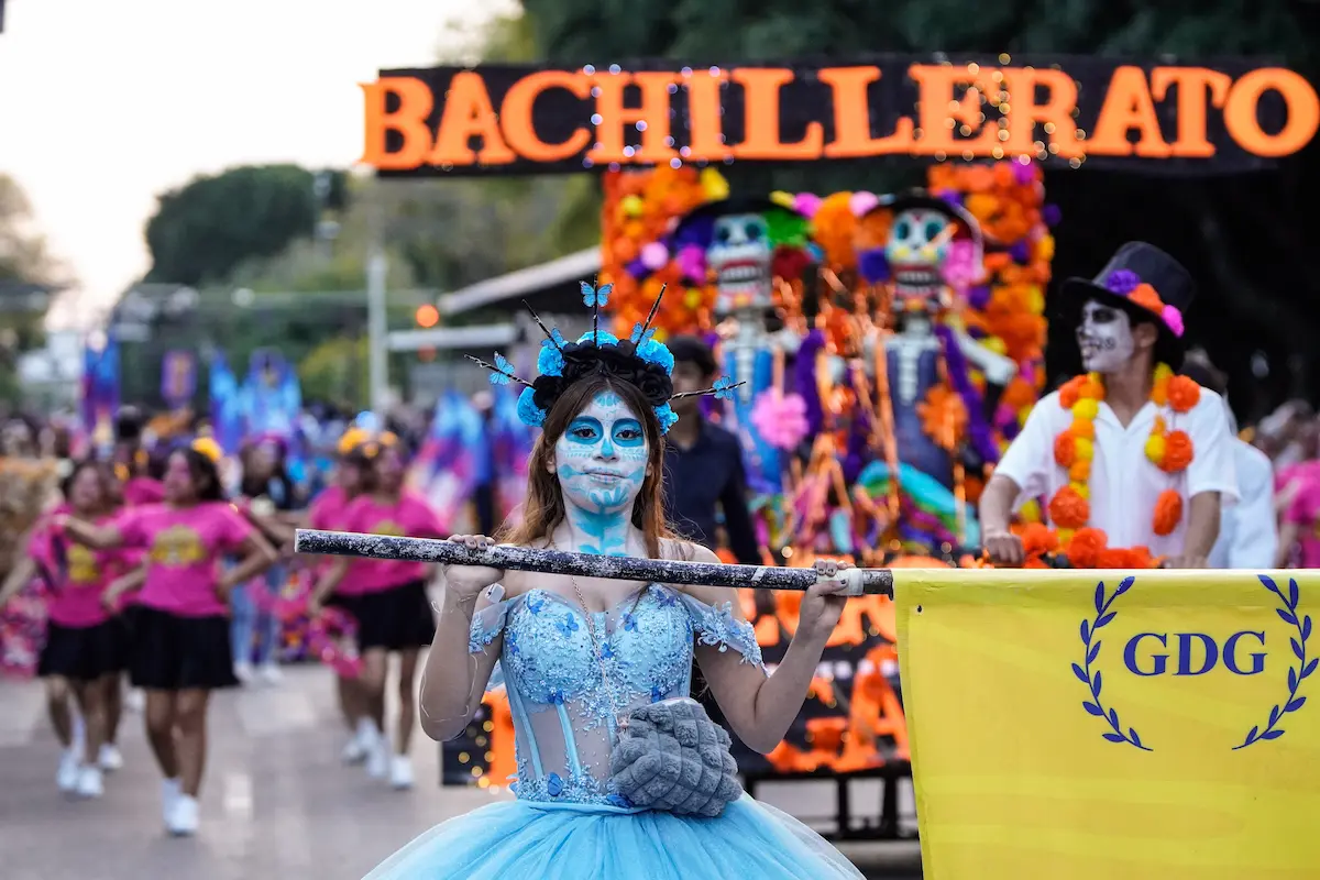 así fue el desfile Cempasúchil Sonoro en el centro de Puebla
