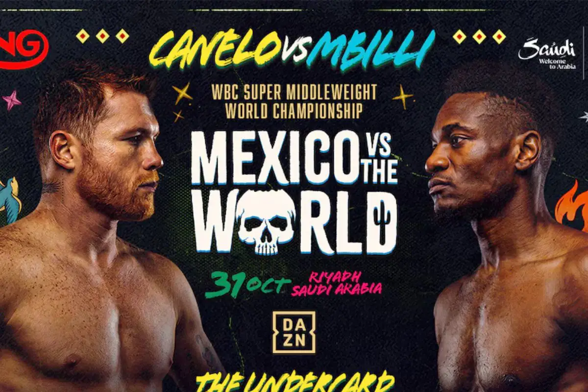 ¿Dónde ver la pelea del Canelo vs Mbilli este sábado?