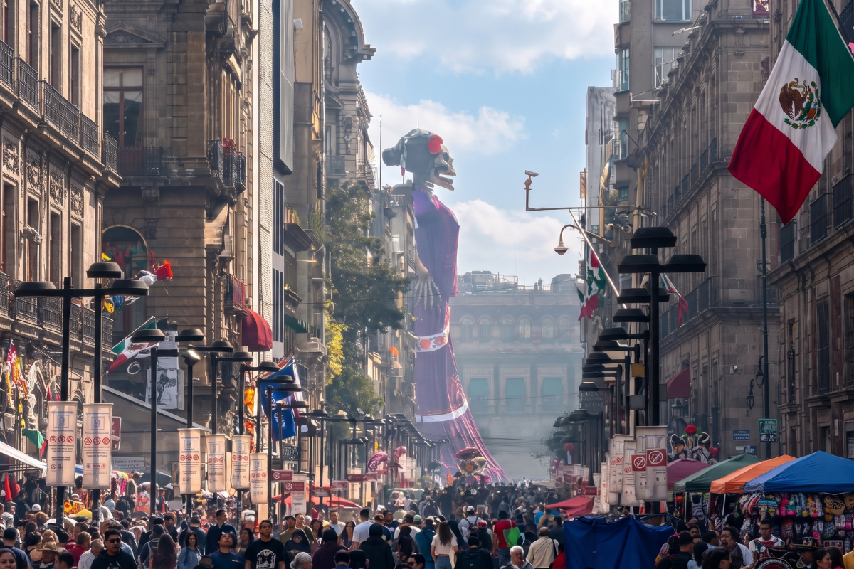 CDMX presume la Catrina más grande del mundo: mide 33 metros