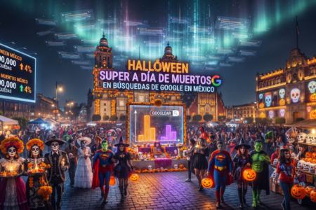 Halloween supera a Día de Muertos en búsquedas de Google en México